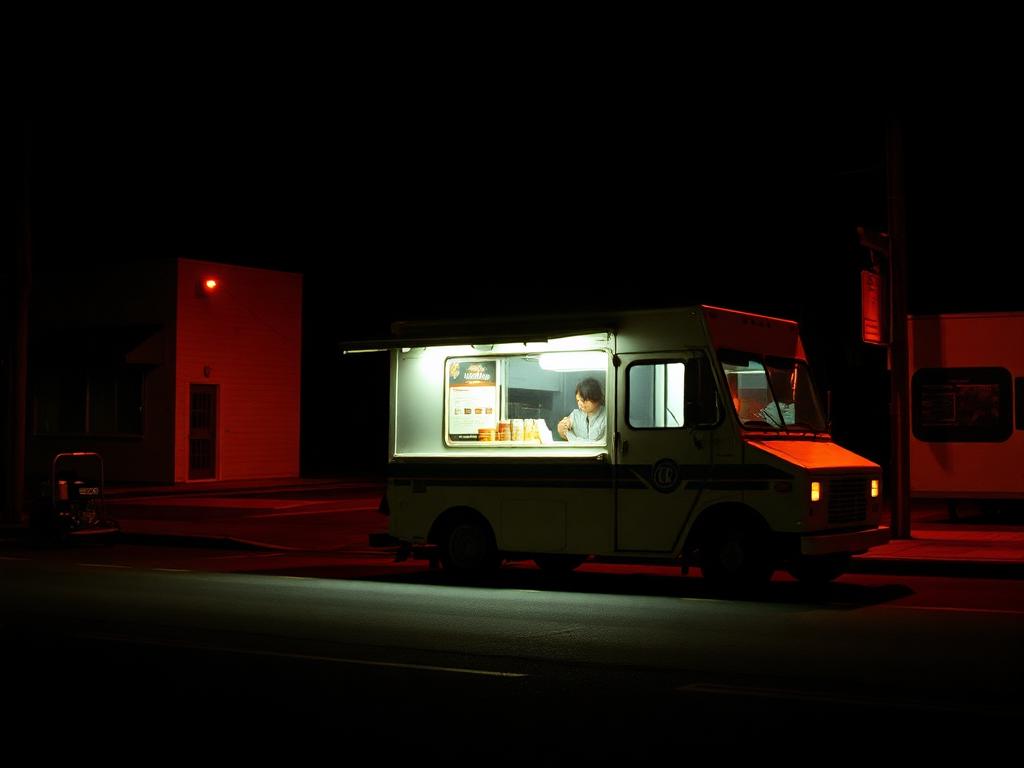 Food Trucks operators at work