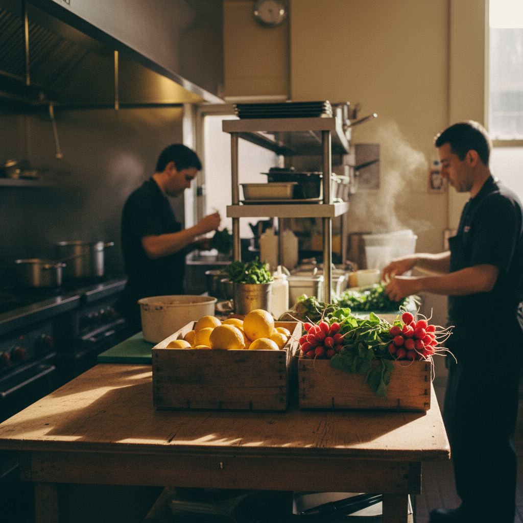 Food service operation in San Francisco