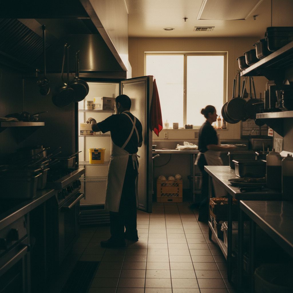 Food service operation in Long Beach